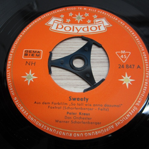 Single /  Peter Kraus ?– Sweety    / DE  PRESS / RAR /