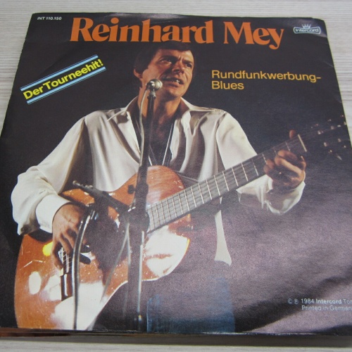 Single /  Reinhard Mey ?– Rundfunkwerbung-Blues  / DE PRESS / RAR /  Clear  /