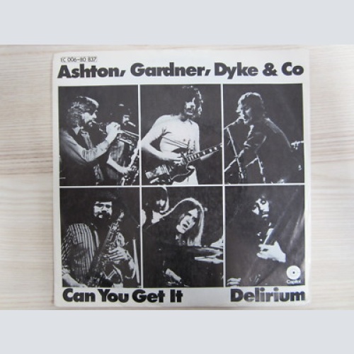 Single /  Ashton, Gardner, Dyke & Co?– Can You Get It / Delirium  / JAZZ ROCK /