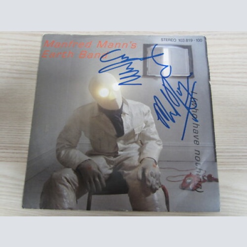 Single /  Manfred Mann's Earth Band ?– I  / MIT ORIG. AUTOGRAMM / RARITÄT /
