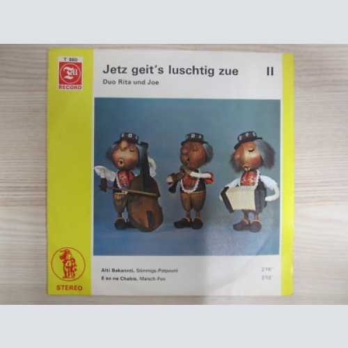 Single / DUO RITA UND JOE   / SWISS PRESS / RARITÄT /
