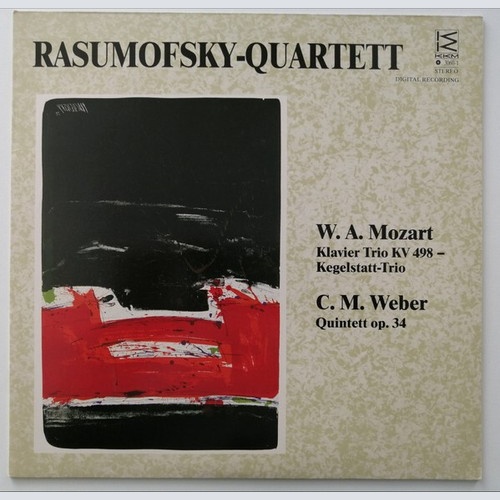 Rasumofsky Quartett, W. A. Mozart*, C. M. Weber* - Klavier Trio KV 498 - Kege...