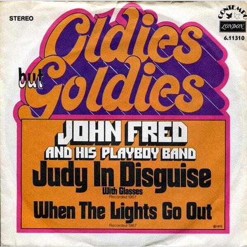 John Fred & His Playboy Band - Judy In Disguise (With Glasses) (7", Single, RE)