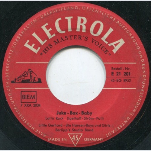 Little Gerhard - Juke-Box-Baby / That's Love - Das Ist Die Liebe (7", Single)