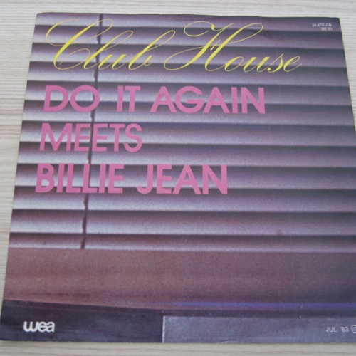 Single /   Club House ?– Do It Again Meets Billie Jean   / AUT  PRESS /   RAR /