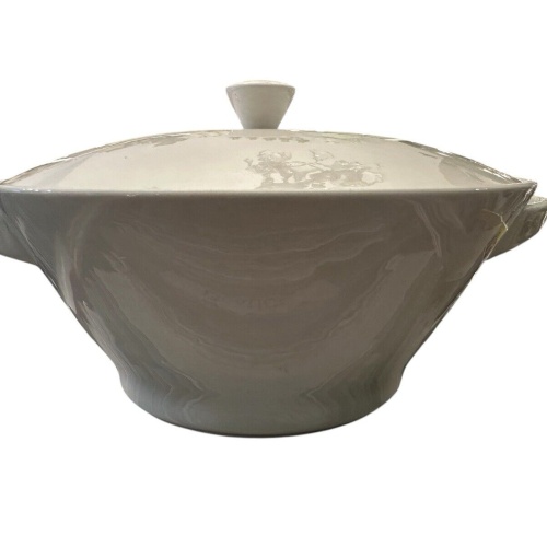 Lilienporzellan Austria Terrine Daisy Topf um 1965 240 Bodenmarke Braun