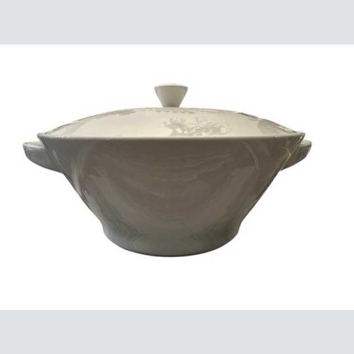 Lilienporzellan Austria Terrine Daisy Topf um 1965 240 Bodenmarke Braun