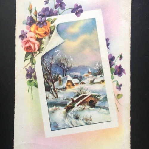 Bonne Annee - Glückliches Neues Jahr - Winterlandschaft 140395 TH