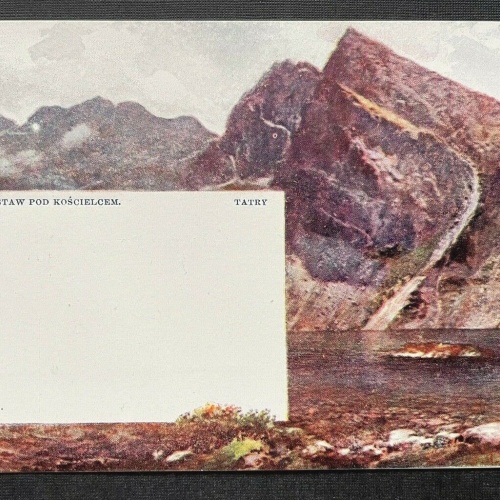 Czarny Staw pod Koscielcem Schwarzer See Kapelle Berg Gebirge Polen 410113 TH C