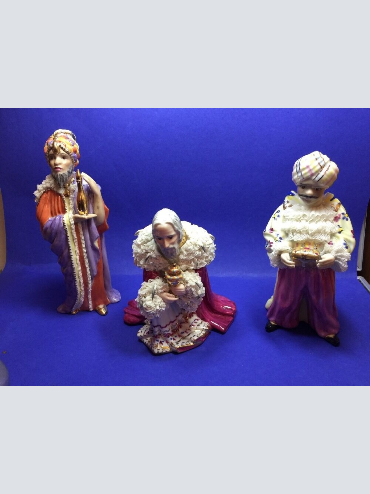 Krippe Porzellan Irish Dresden 11 teilig