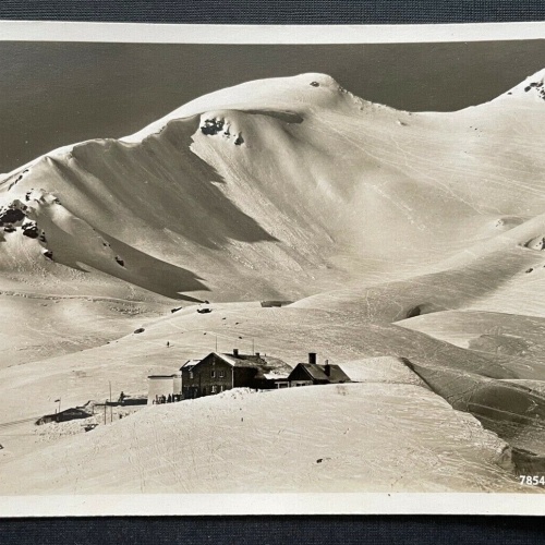 Nebelhorn Allgäuer Alpen Gebirge Haus Schnee Bayern Deutschland 410103 TH C