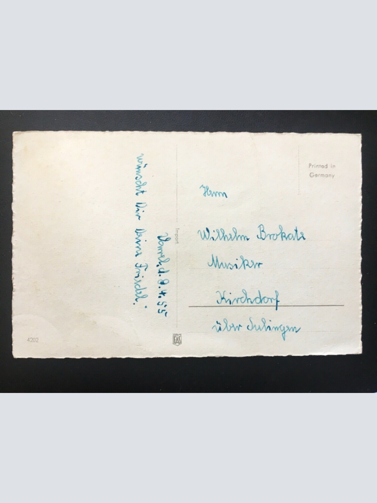 Ein Frohes Osterfest - Narzissen Blumenstrauß in Vase - Ostereier 140399 TH