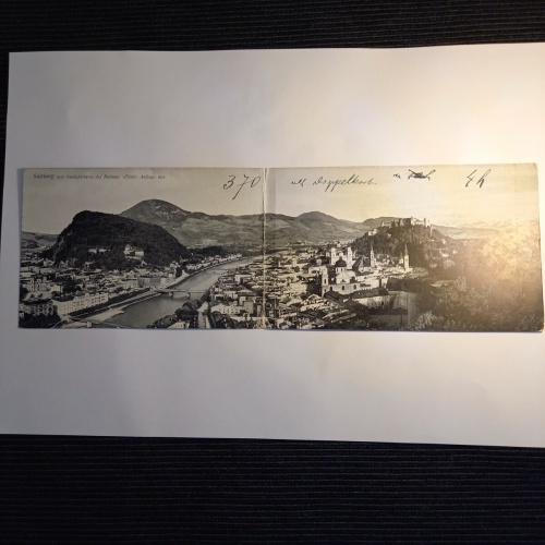 Salzburg,Aussichtsturm des Restaurant, Doppelkarte 30023 GR