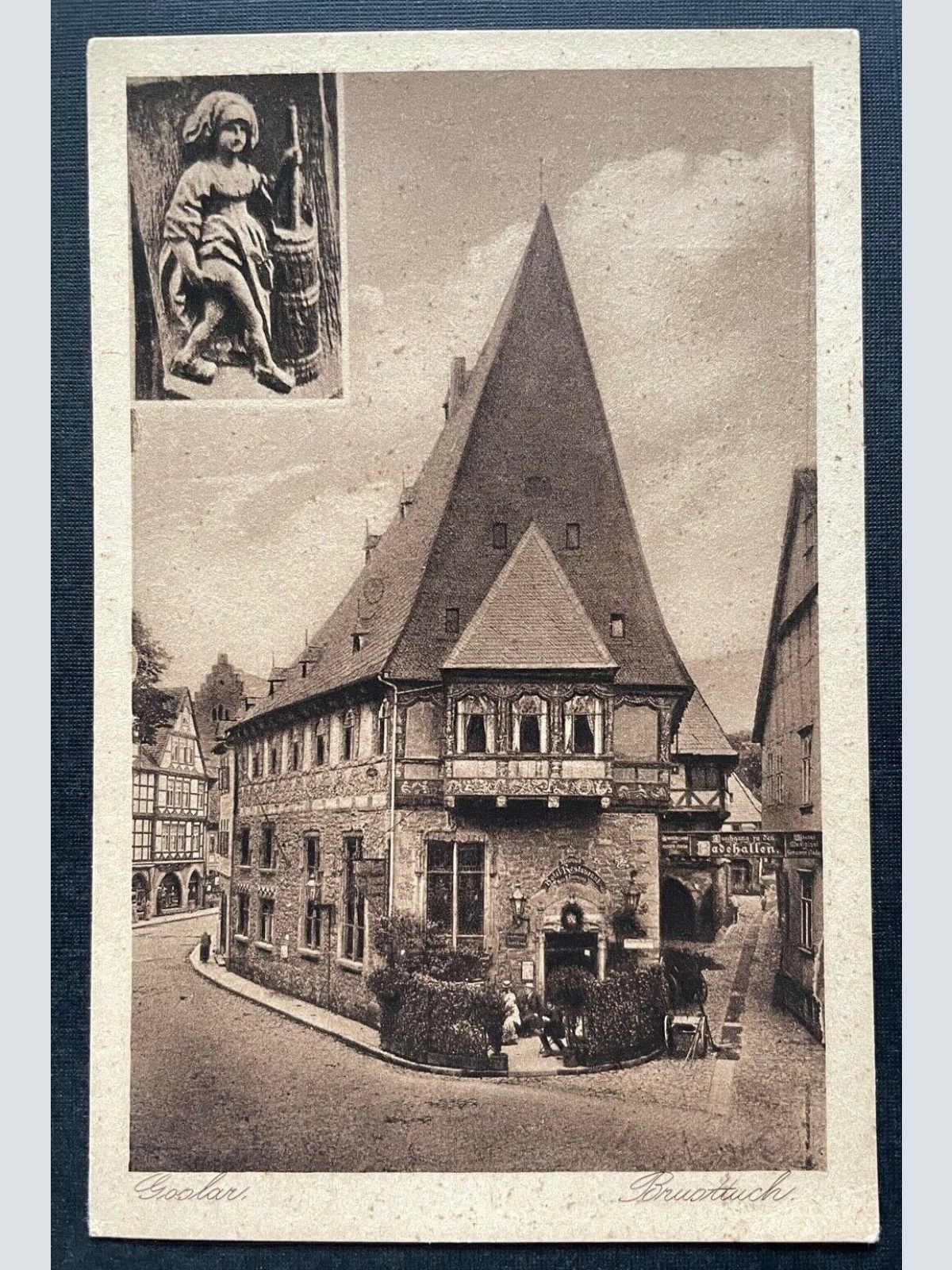 Goslar Brusttuch Fachwerk Haus Gebäude Stadt Niedersachsen Deutschland 410127 A
