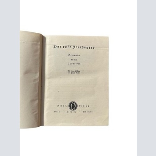 Der rote Freibeuter : Seeroman frei nach J. F. Cooper. [Diese Ausg. besorgte Wer