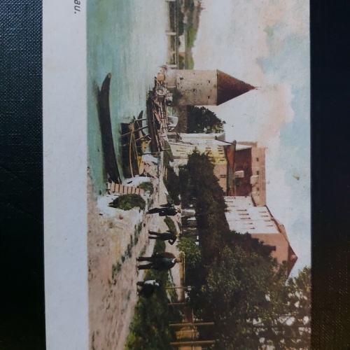 Passau Ufer Boote Weg Turm Bäume Spaziergang 402563 WM