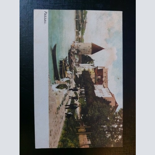 Passau Ufer Boote Weg Turm Bäume Spaziergang 402563 WM