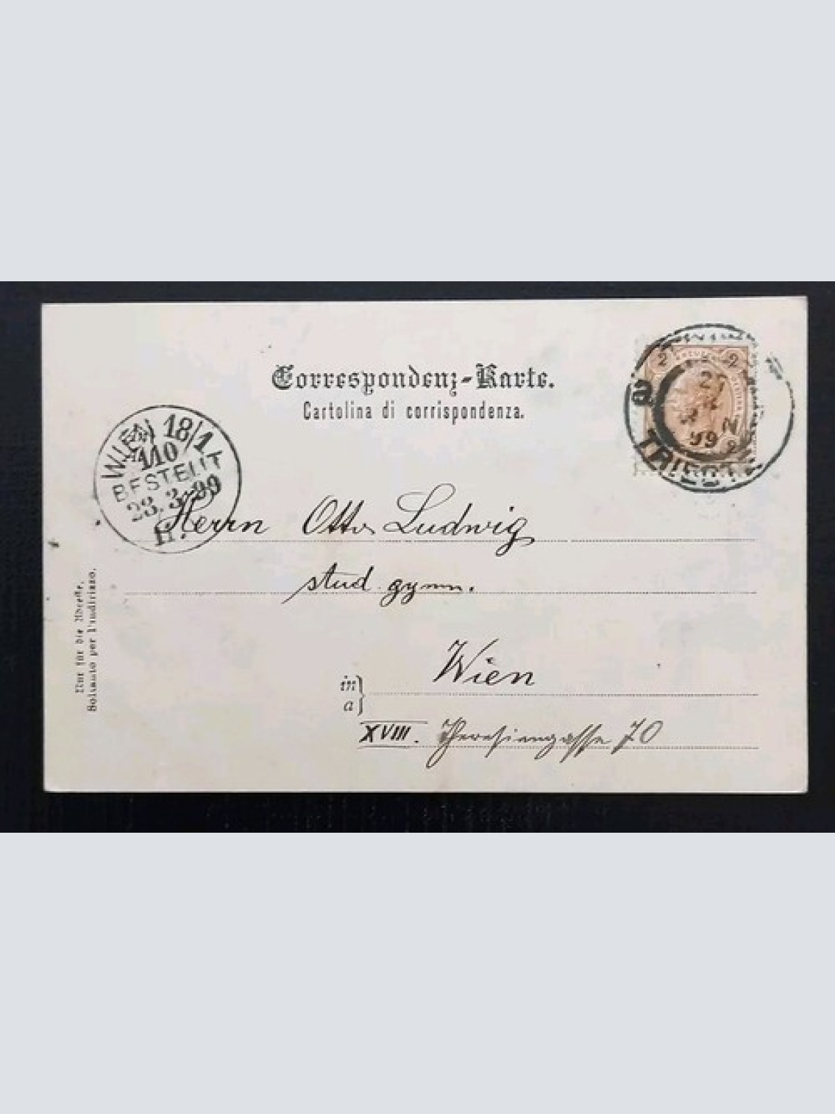 Triest Hafen Italien 80004 H Gr