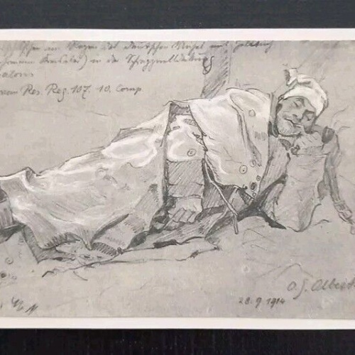 Schlafender Mann 6504651 H Gr