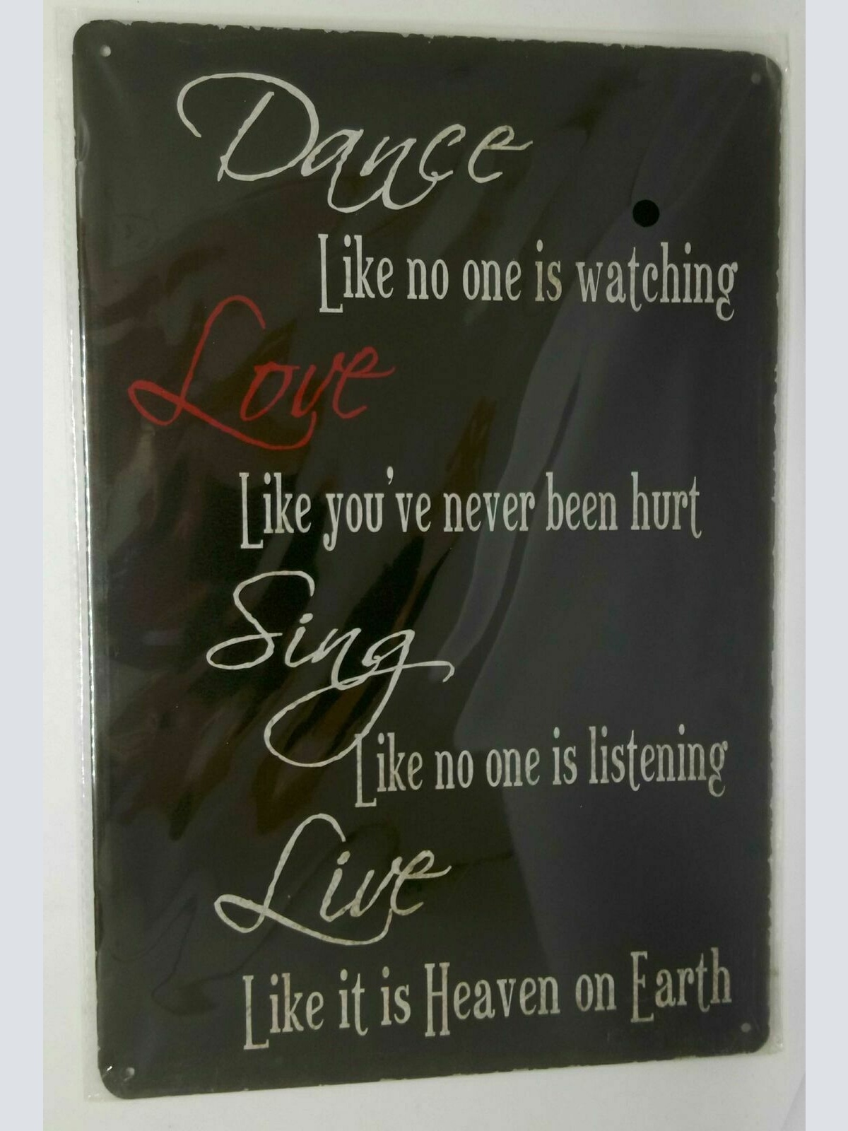 Nostalgie Retro Blechschild Spruch 30x20 50122