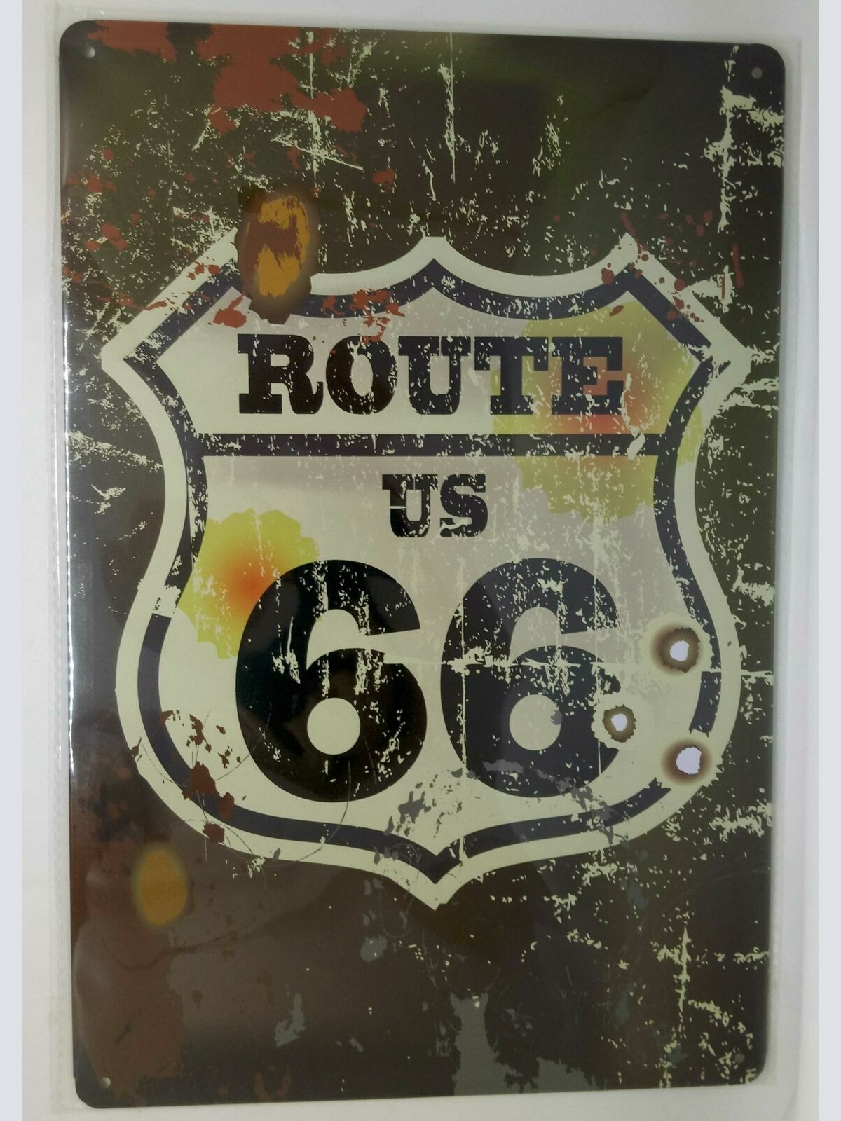 Nostalgie Retro Blechschild US Route 66 30x20 50134