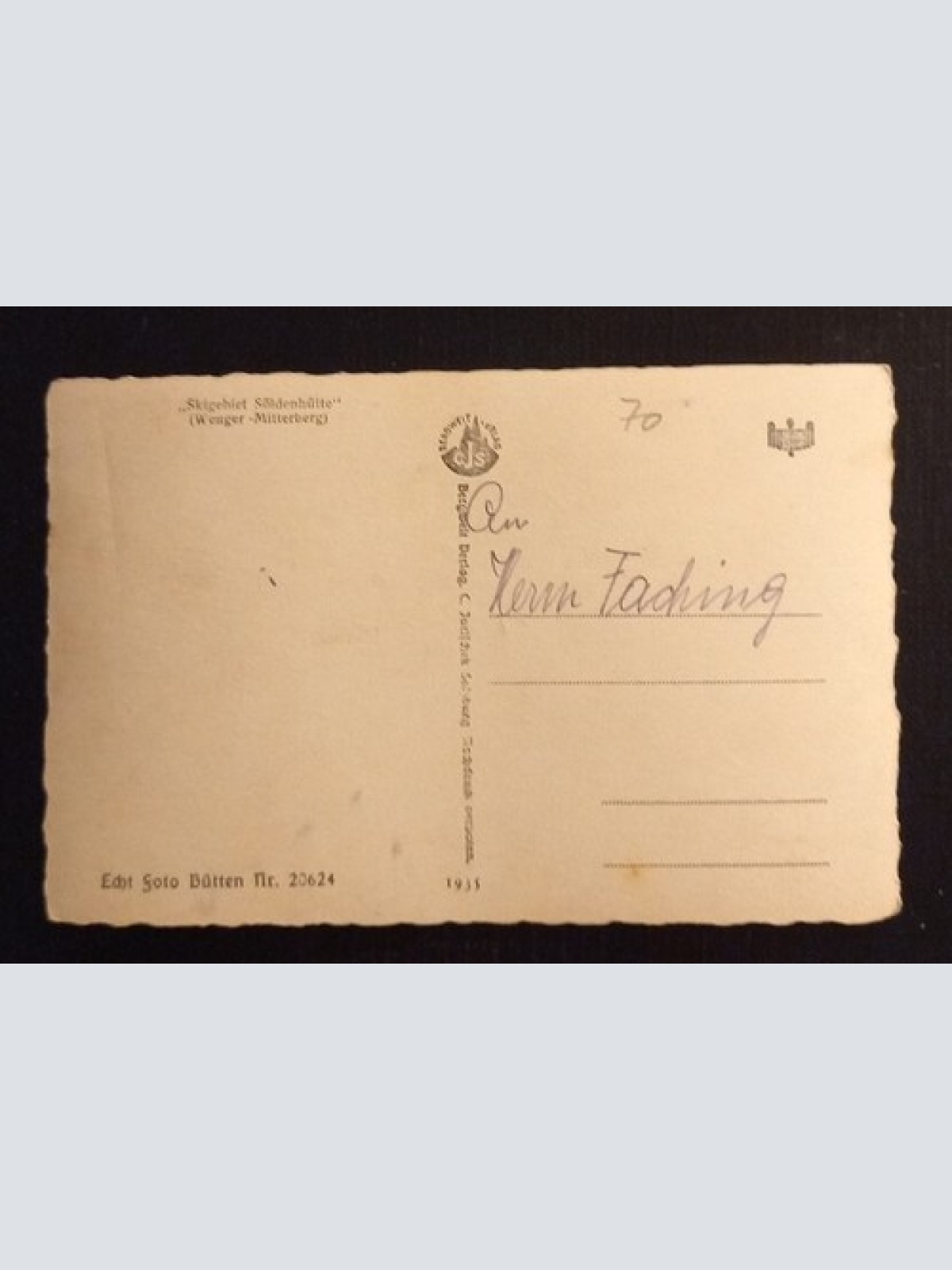 Hochkönig U.Hagengebirge  600734A Ga G