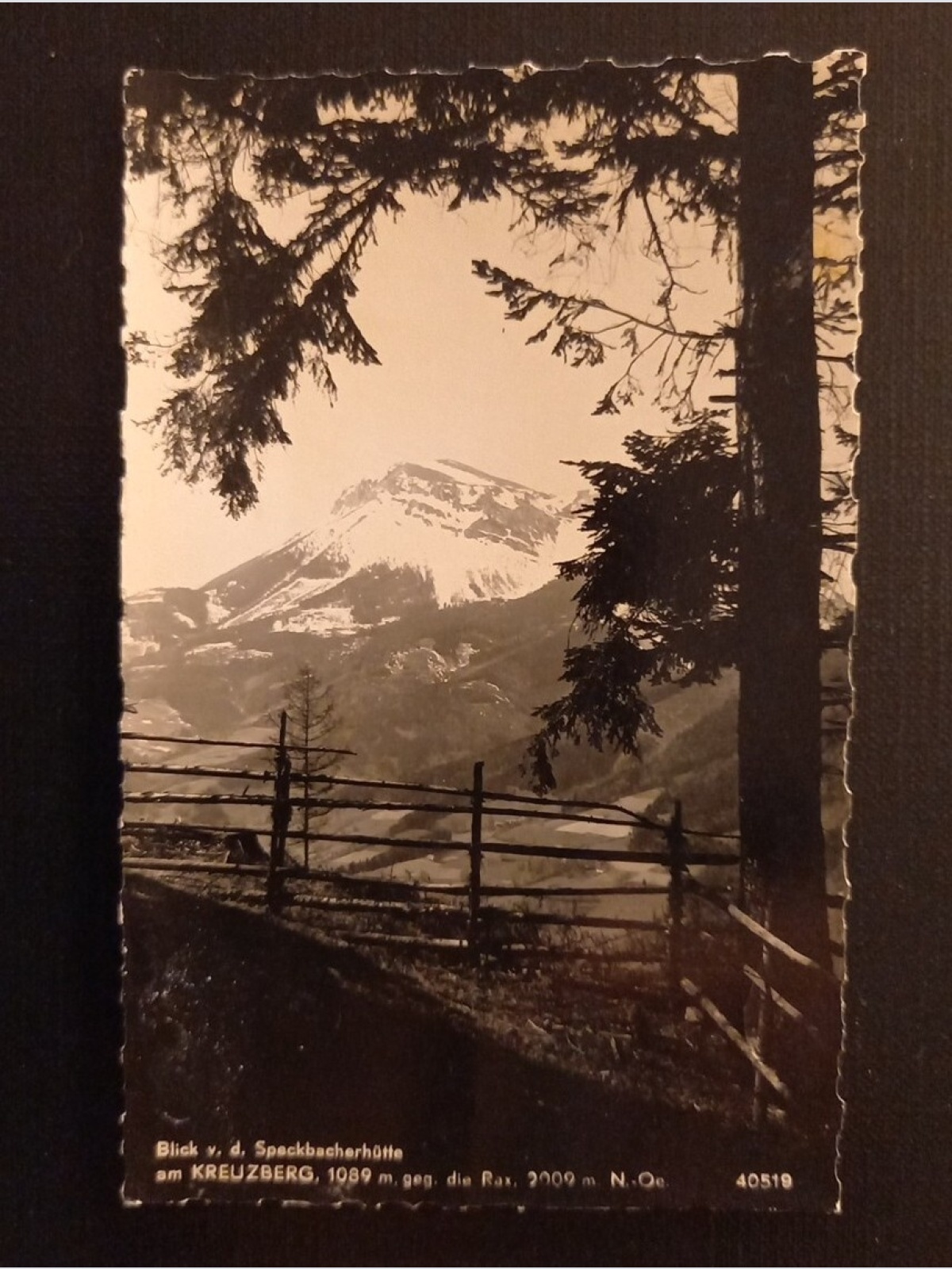 Blick V.d.Speckbacherhütte Am Kreuzberg 600727A Ga G