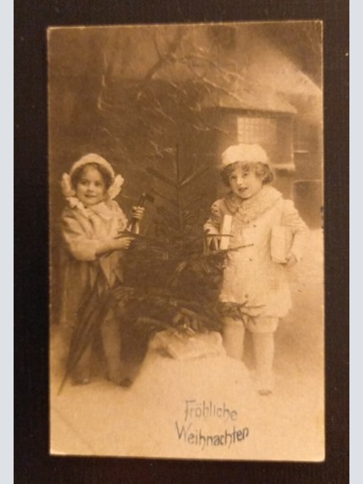 Fröhliche Weihnachten Zwei Kinder 600747A Ga G