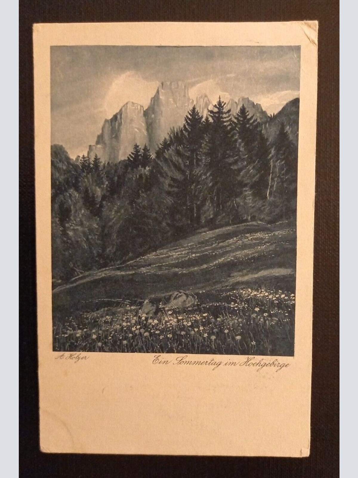 Ein Sommertag Im Hochgebirge 600724A Ga G