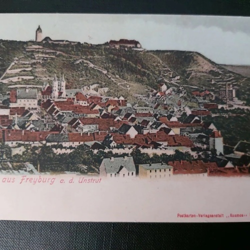 Gruß aus Freyburg an der Unstrut Kirche Stadt Hügel 402598 WM F