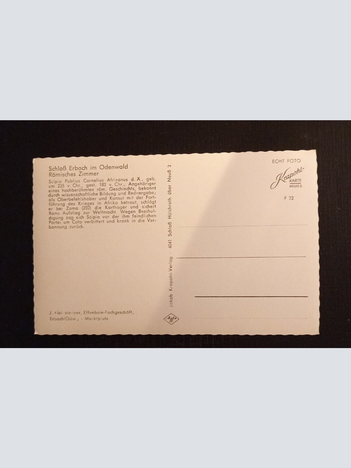 Schloß Erbach Im Odenwald Römisches Zimmer Porträt 180150 Ga G