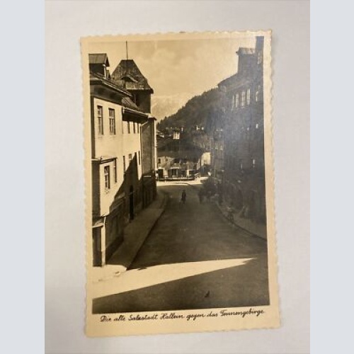 Die alte Salzstadt Hallein gegen das Tennengebirge 60242