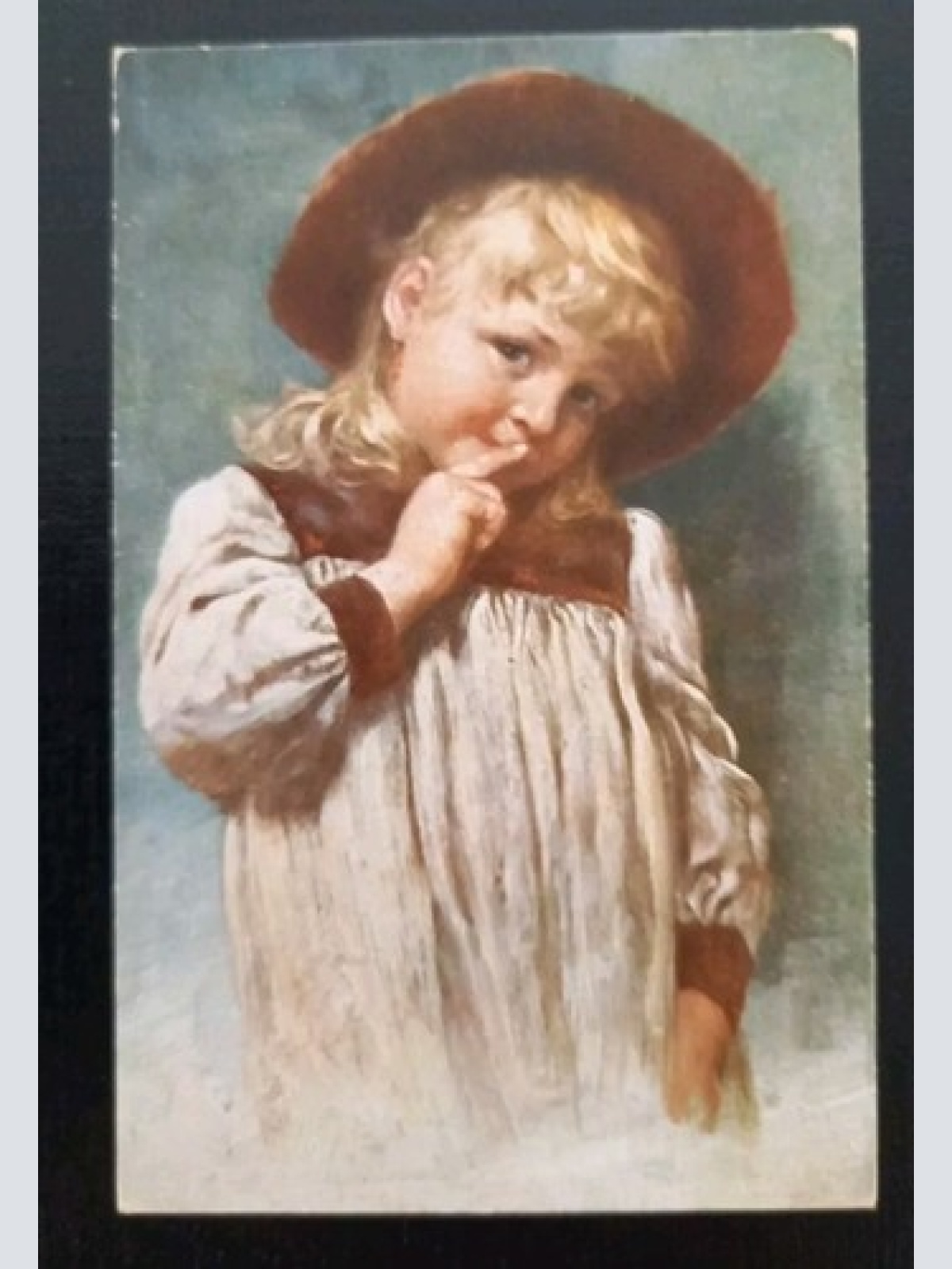 Paul Wagner Schelm Kleines Mädchen Mit Hut 14225 H Gr