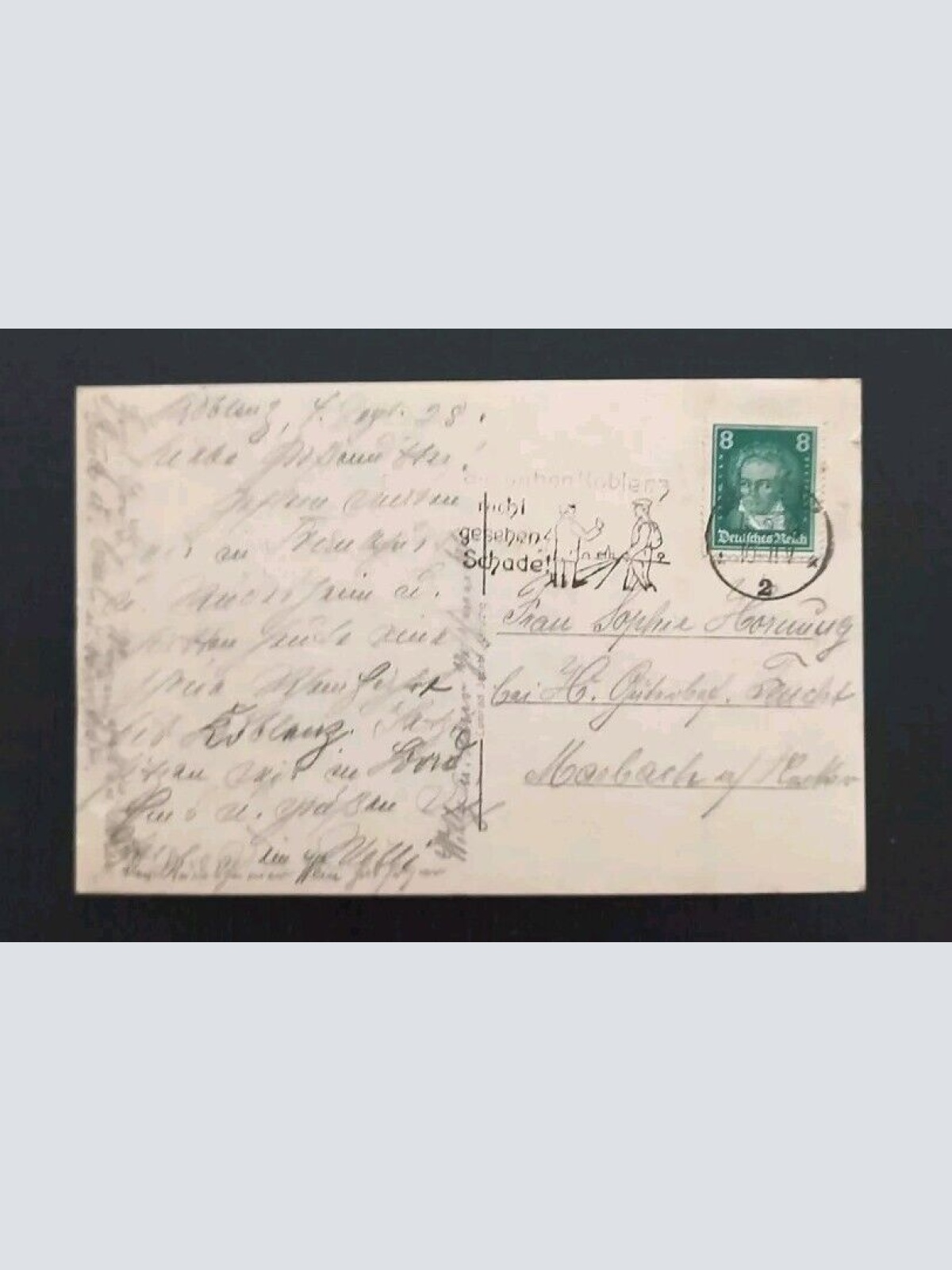 Rüdesheim Mit Niederwalddenkmal 180235 H Gr