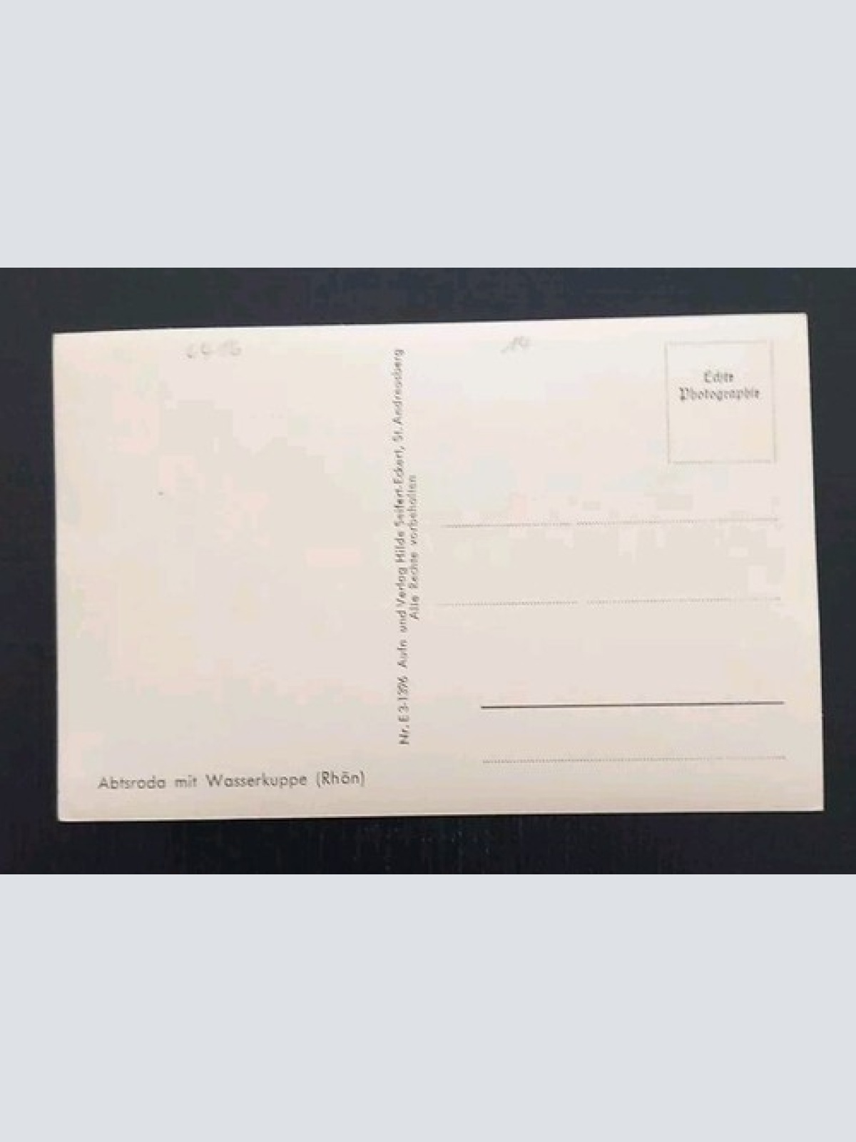 Abtsroda Mit Wasserkuppe Rhön 180234 H Gr