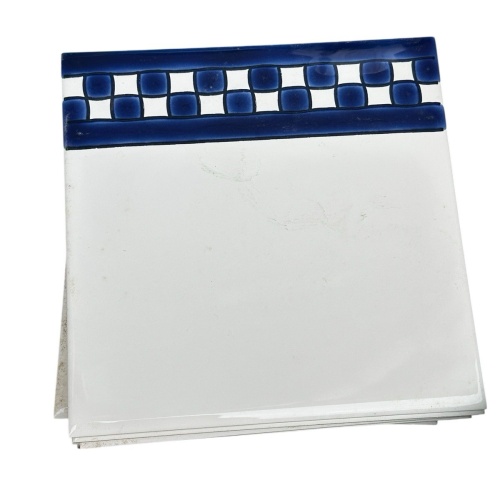 Fliese Villeroy & Boch E678 1121 BF70 Bleue blau weiß 15 x 15 cm Vintage Retro