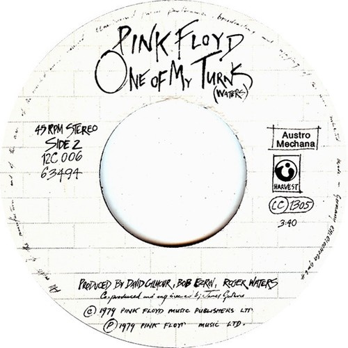 Pink Floyd - Another Brick In The Wall Part II c/w One Of My Turns (7", Single)