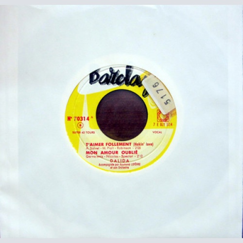 EP Single / DALIDA / SCHLAGER / RARITÄT / BARCLAY / 1961 /