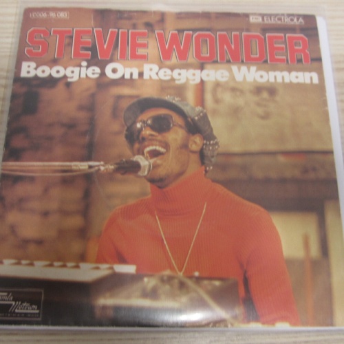 Single /  Stevie Wonder – Boogie On Reggae Woman / DE PRESS / RAR /