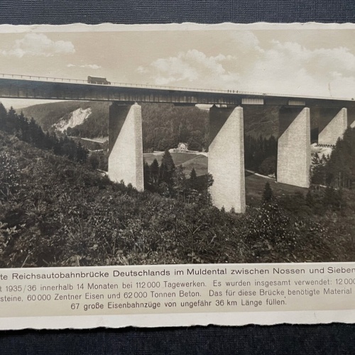 Größte Reichsautobahnbrücke Deutschland Muldental Nossen Siebenlehn 402177TH A