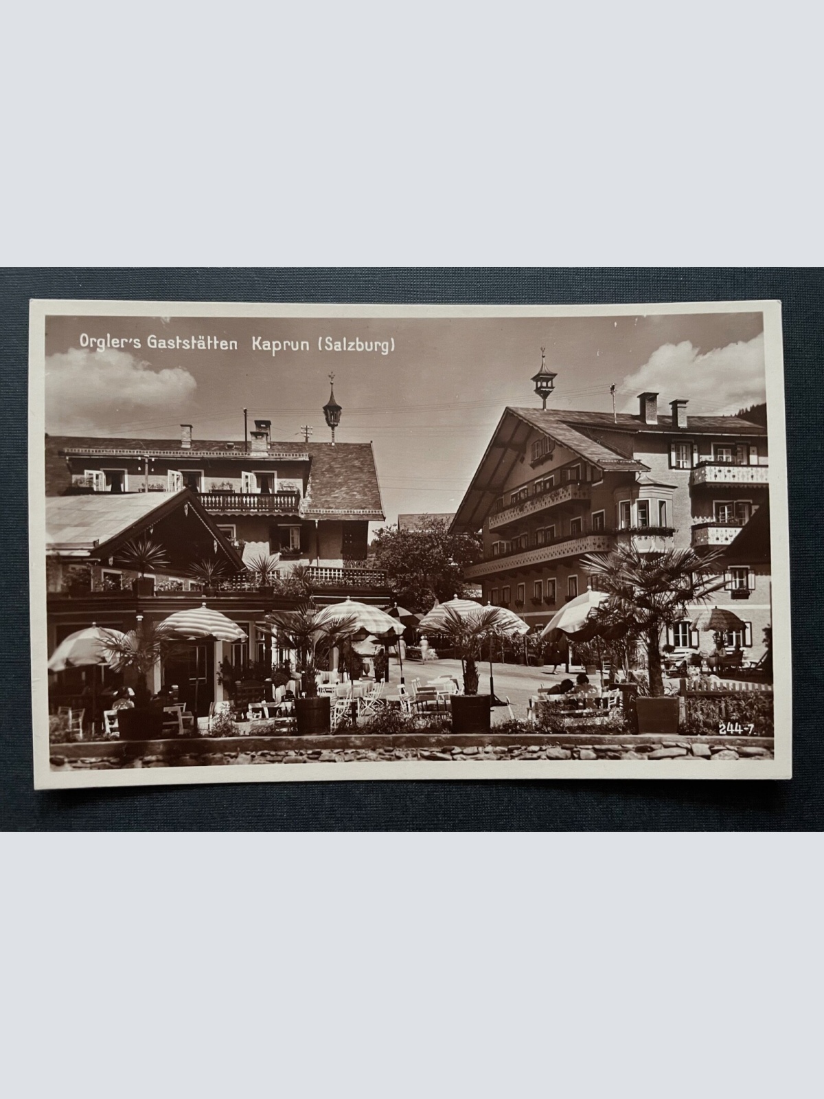 Orgler's Gaststätten Kaprun Gasthaus Schirm Palme Salzburg Österreich 400479 F