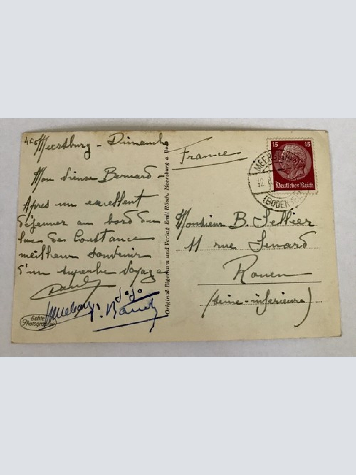 alte ansichtskarten, Sachsen Anhalt, Meersburg, Stadt (40034-BW)