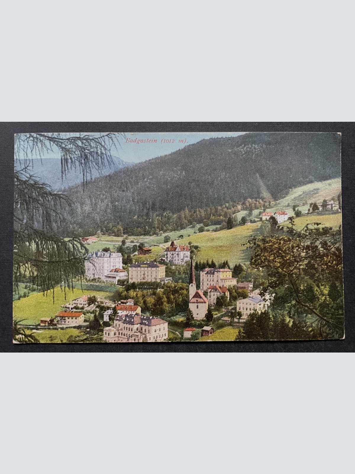 Bad Gastein Ort Stadt Berg Gebirge 1012m Salzburg Österreich 402185 TH A