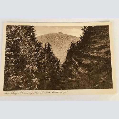 AK, Sachsen, Inselsberg, Rennstieg, Berg (40050 BW)