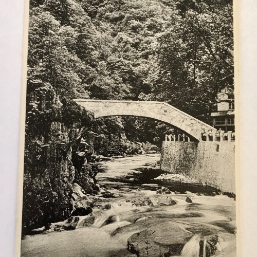 AK, Sachsen, Bodetal, Harz, Jungfernbrücke, Königsruhe (40044 BW)