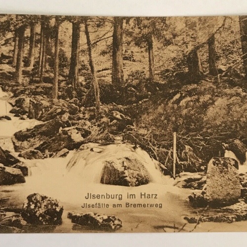 AK, Sachsen, Jisenburg, Harz, Jisefälle, Bremerweg (40046 BW)