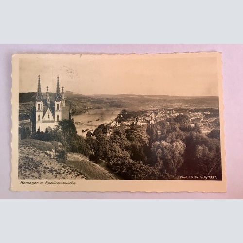 AK, Rheinland Pfalz, Apollinariskirche, Rhein (40079 BW)