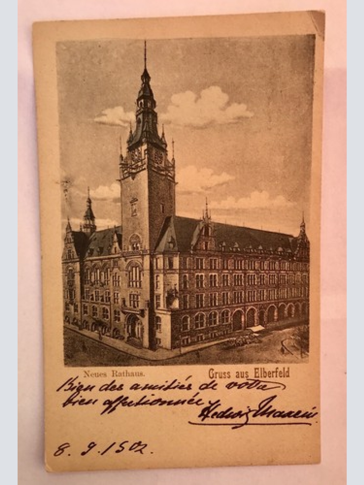 AK, Elberfeld, Rathaus, NRW (40027 BW) A