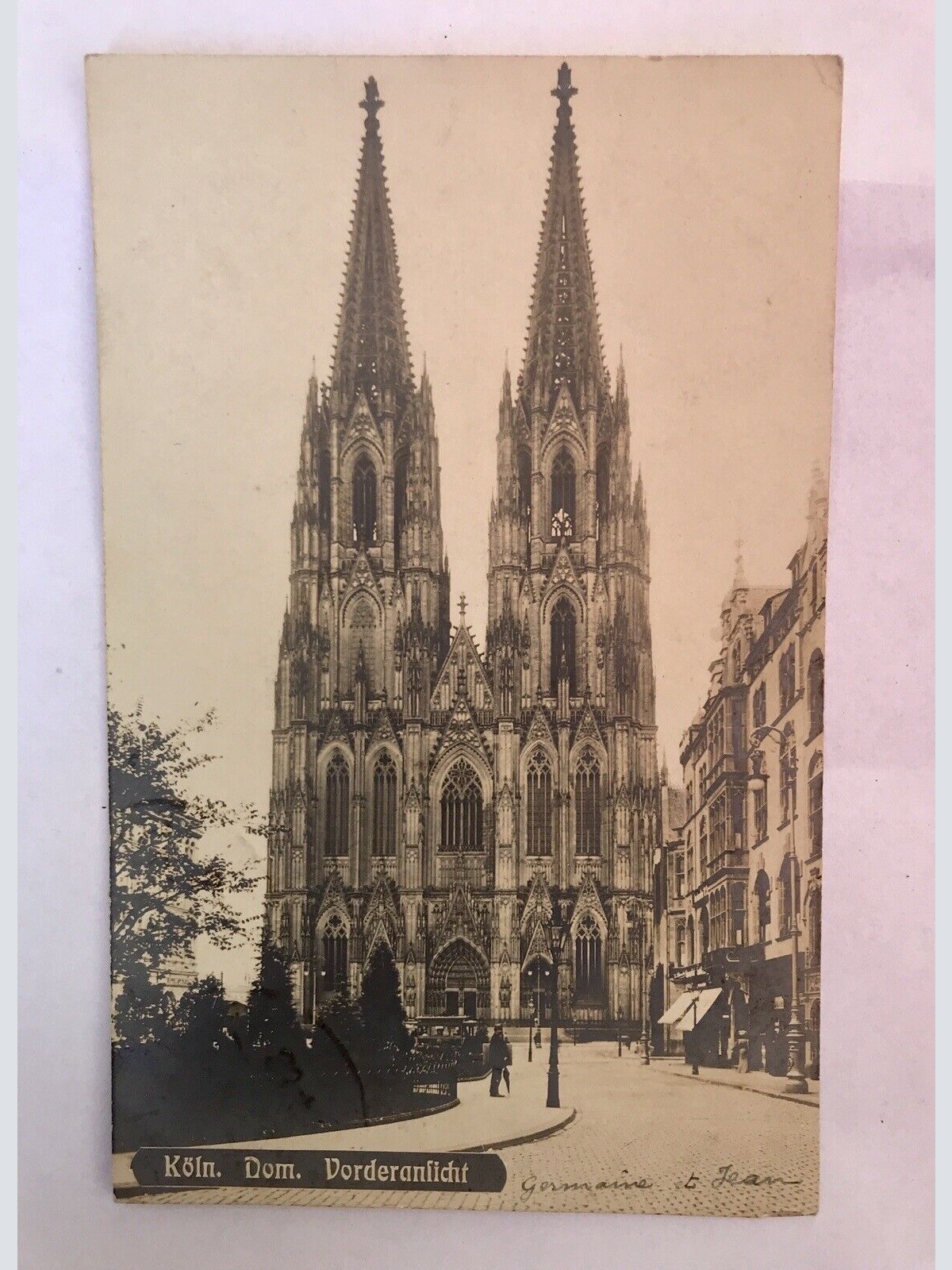 AK, NRW, Köln, Dom, Vorderansicht (40029 BW)