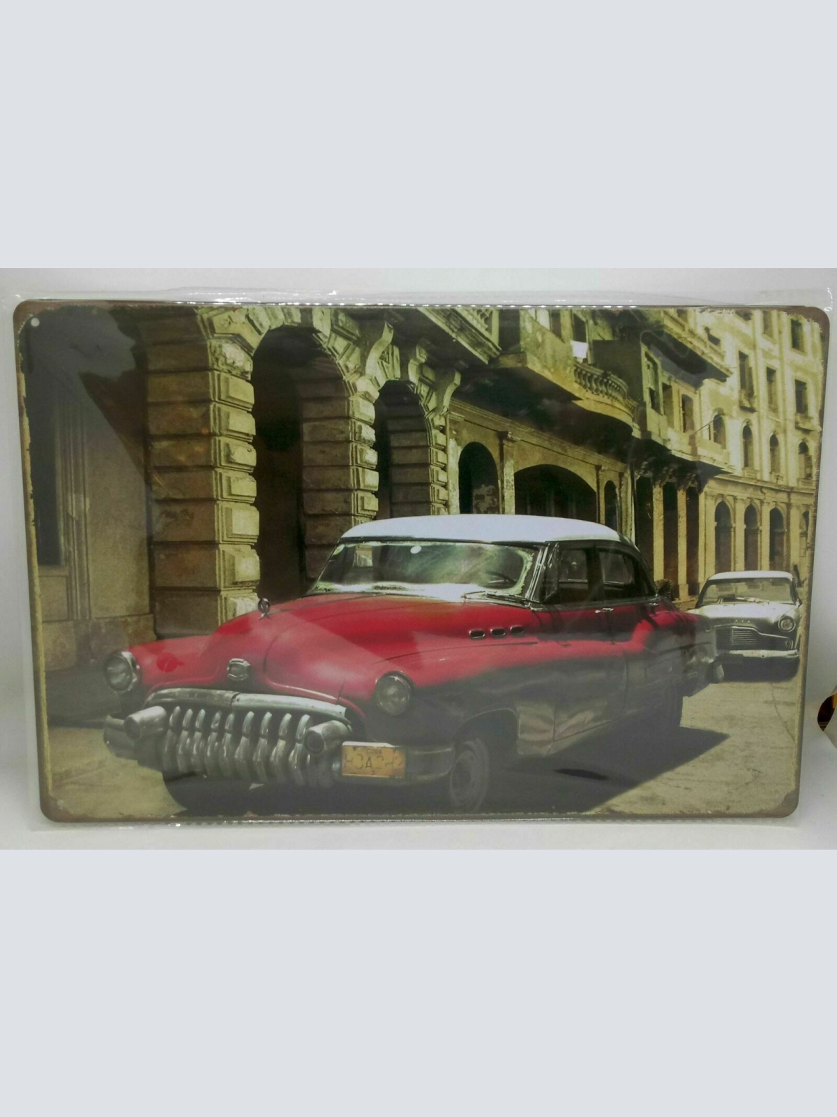 Nostalgie Retro Blechschild VW Coupet rot 30x20 50145